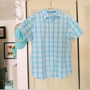 Classic Men’s Plaid Collar Button Down.